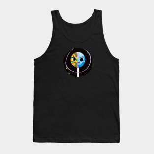 Face on a Lollipop Tank Top